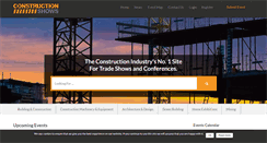 Desktop Screenshot of constructionshows.com